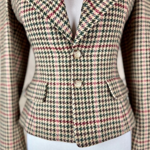 Ralph Lauren Blue Label Vintage 1980s Jacket Frosted Toffee Herringbone | 6 - Picture 2 of 6